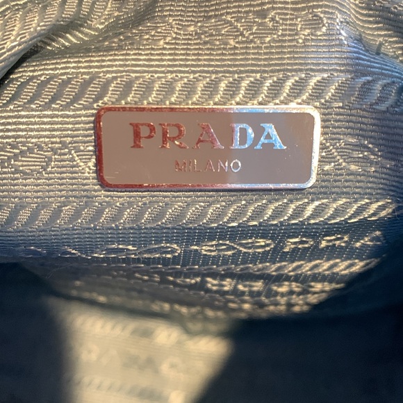 PRADA RE-EDITION SHOULDER BAG BLUE RENYLON *BAG ONLY NO STRAP INCLUDED - Picture 11 of 16